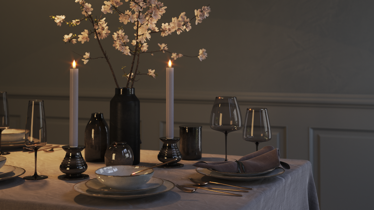 LED Bougie chandelier Avec réaliste LED flamme