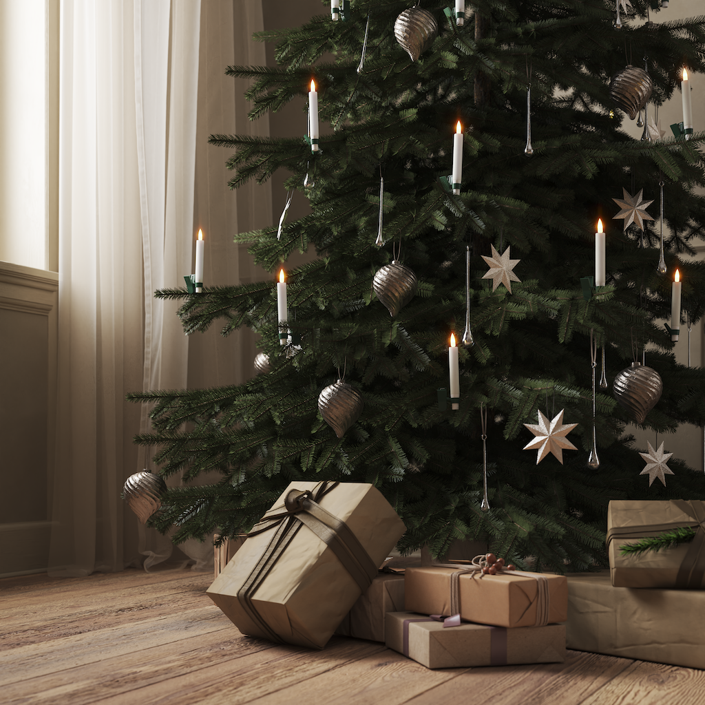 Luzes de árvore de Natal seguros e funcionais de LED