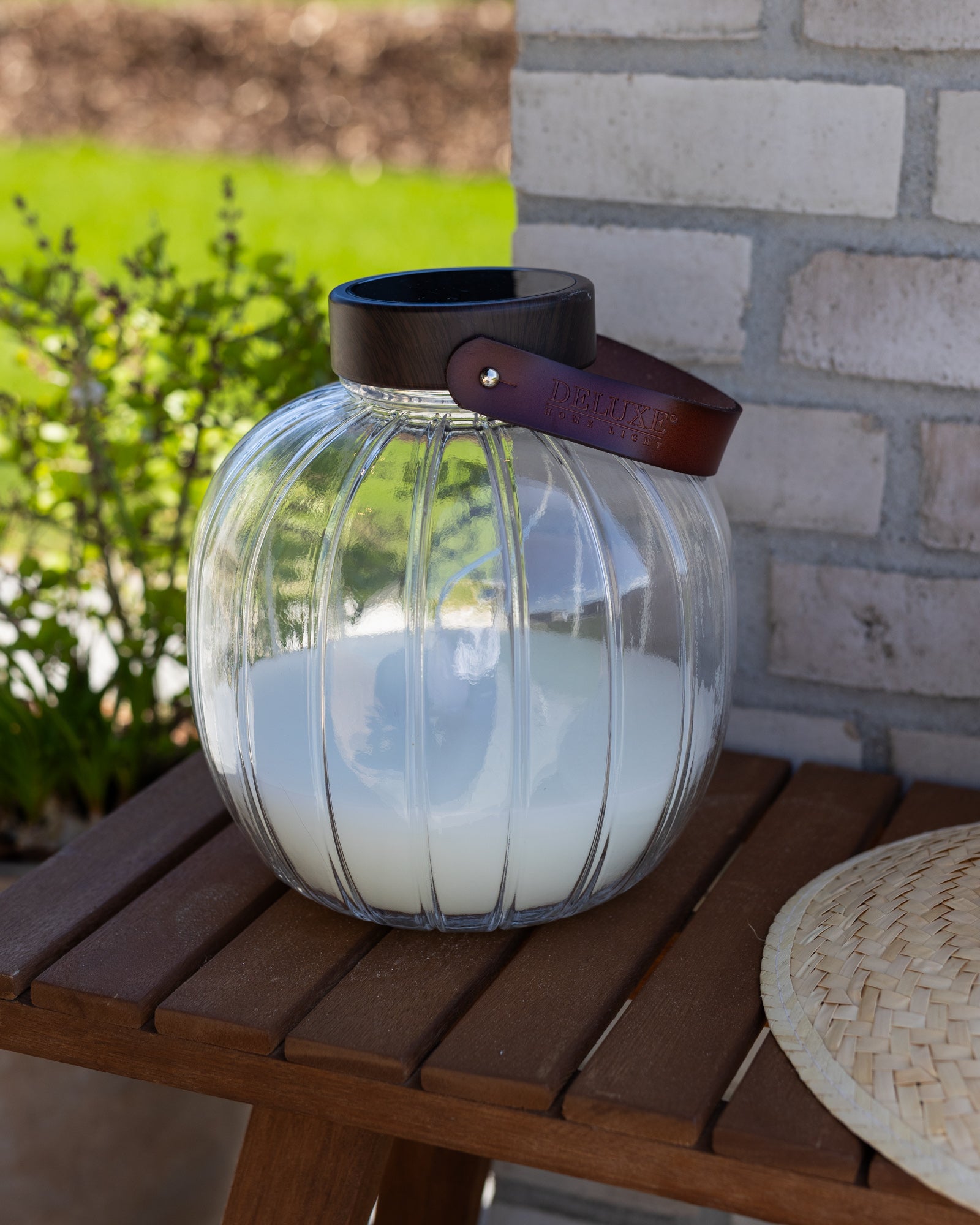 Deluxe Homeart LED Glas Lanterne 20cm LED lanterner 2