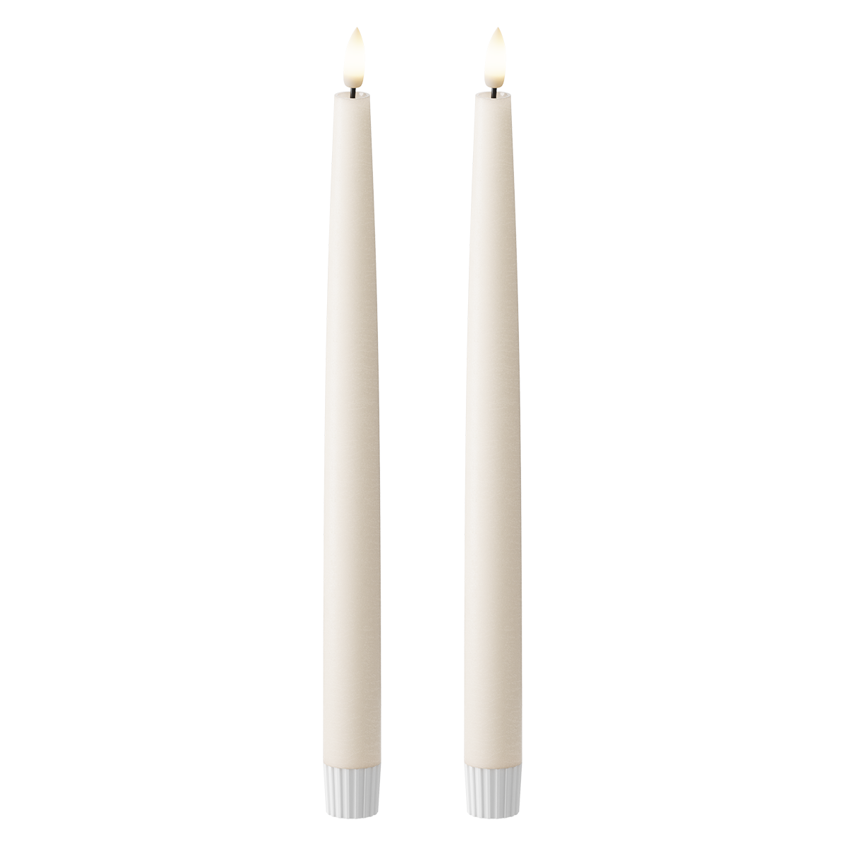 LED Kronljus 2 st, Ø 2,2 x 29 cm Elfenben