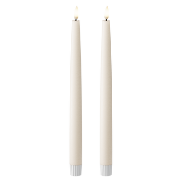 LED Kronljus 2 st, Ø 2,2 x 29 cm Elfenben
