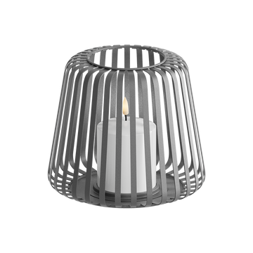 LED Lanterne Ø 20 x 17 cm Gris