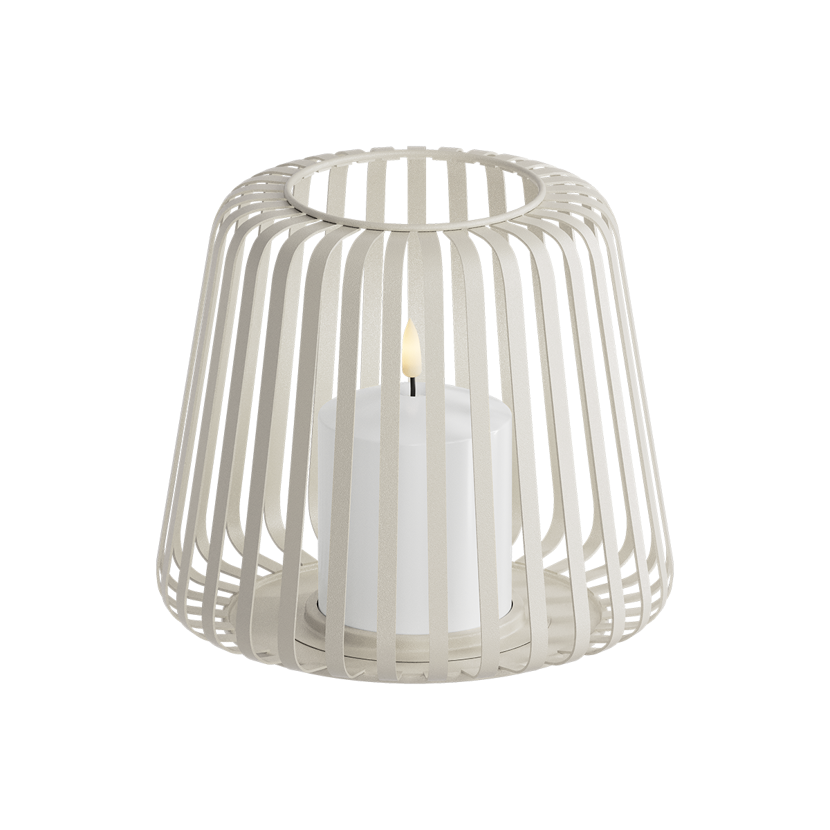 LED Lanterne Ø 20 x 17 cm Sable