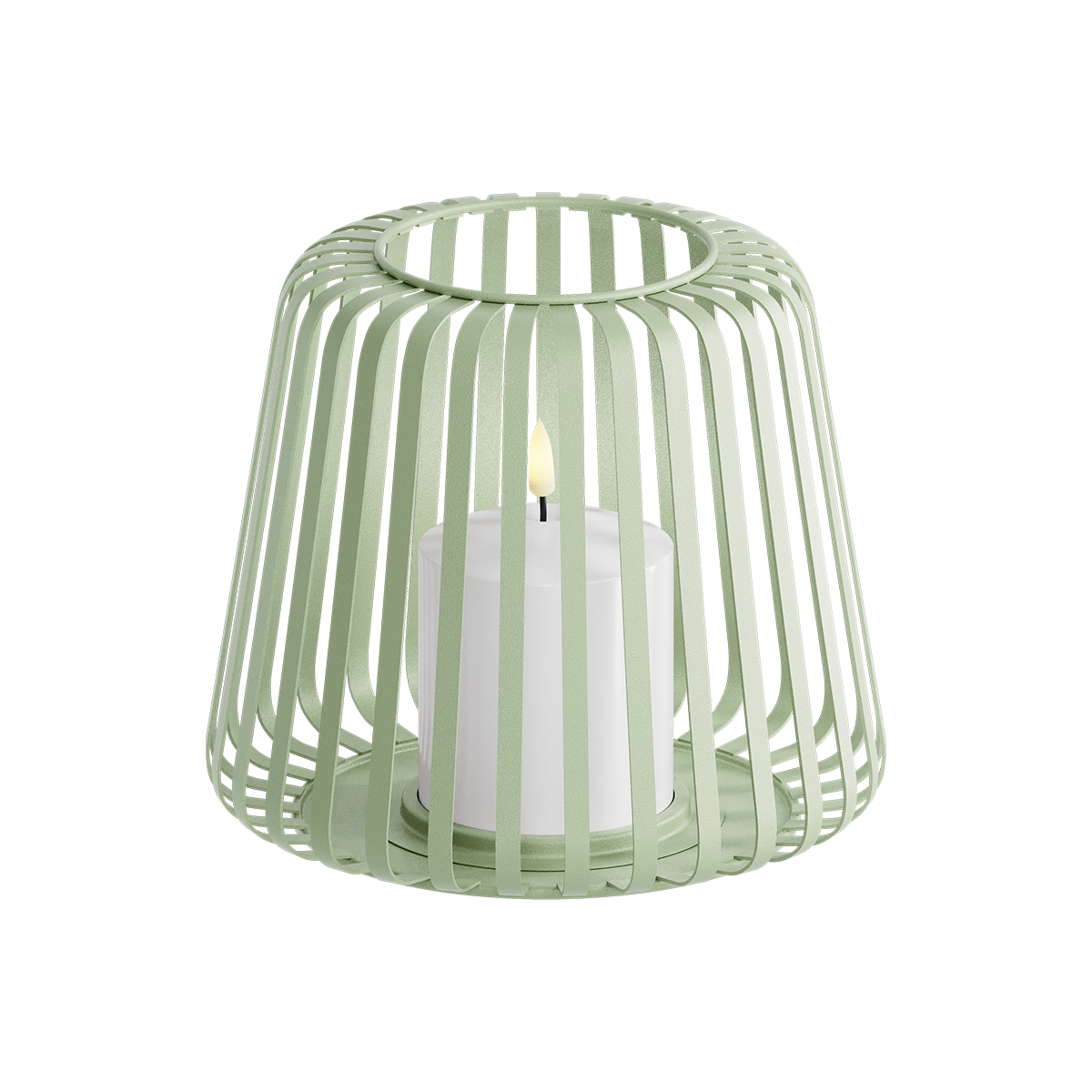 LED Lanterne Ø 20 x 17 cm Vert