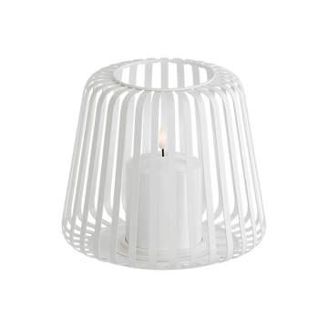 LED Lanterne Ø 20 x 17 cm Blanc