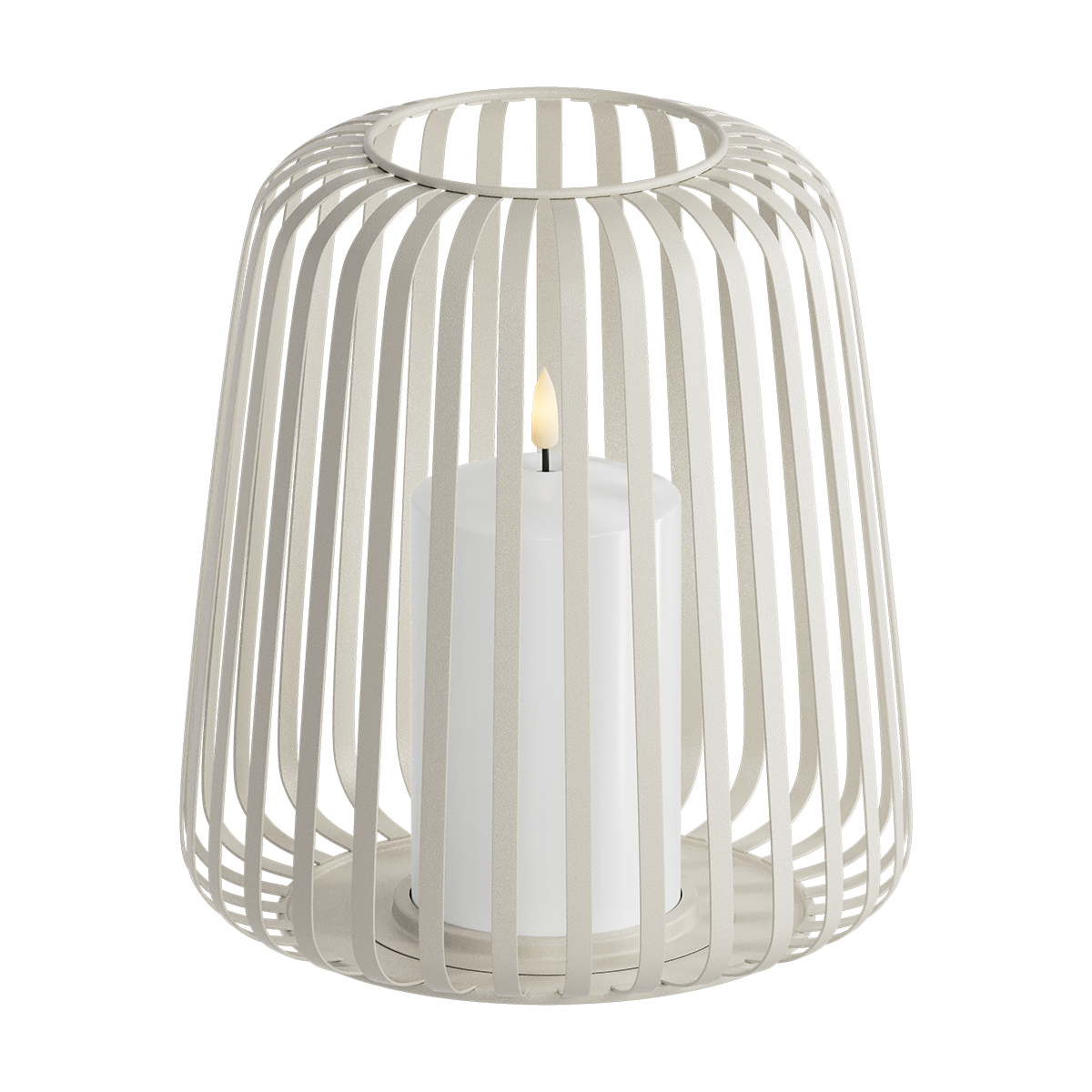 LED Lanterne Ø 20 x 22 cm Sable