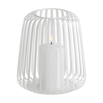 LED lucerna Ø 20 x 22 cm Bílá