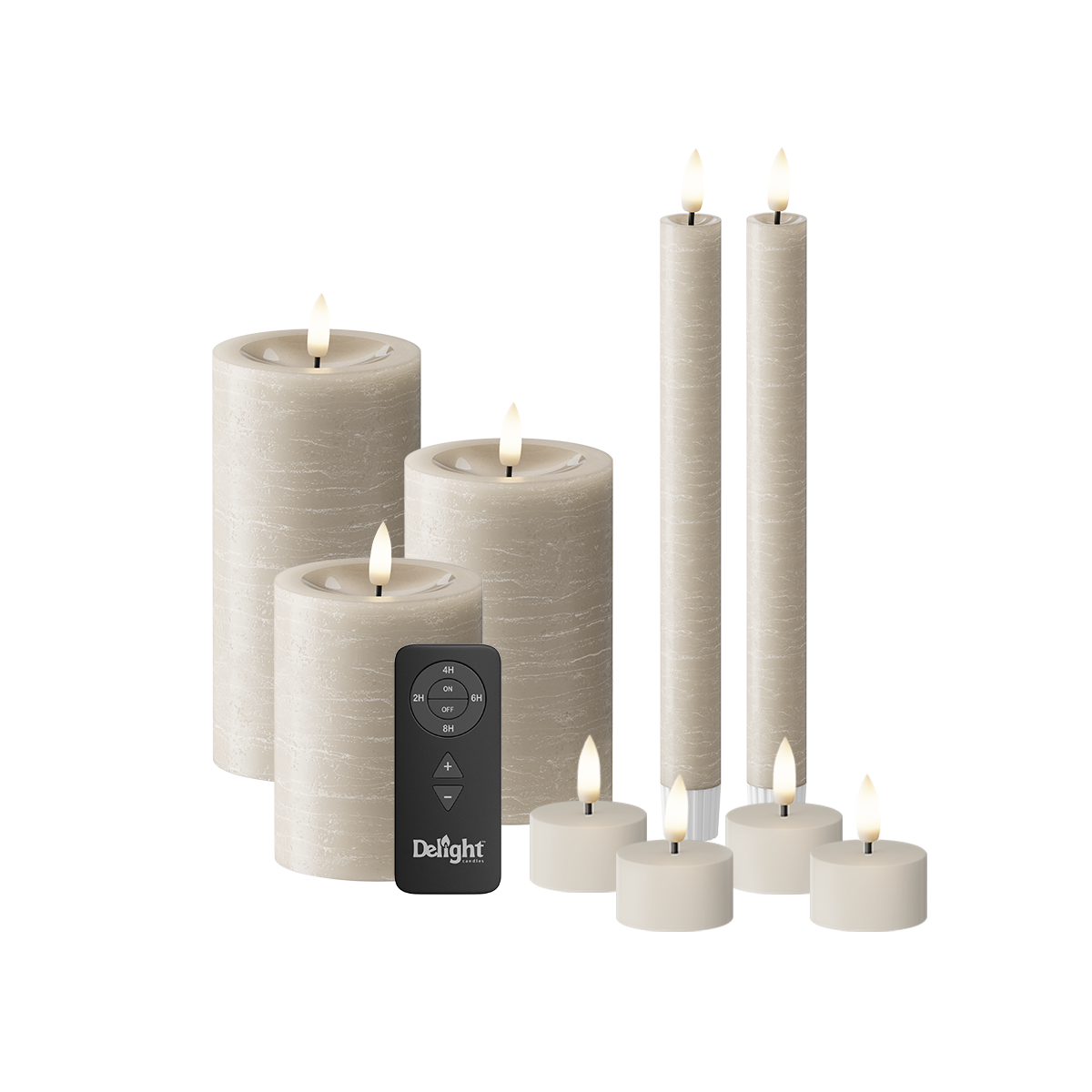 LED Paquet de lumière 9 pcs. Sable