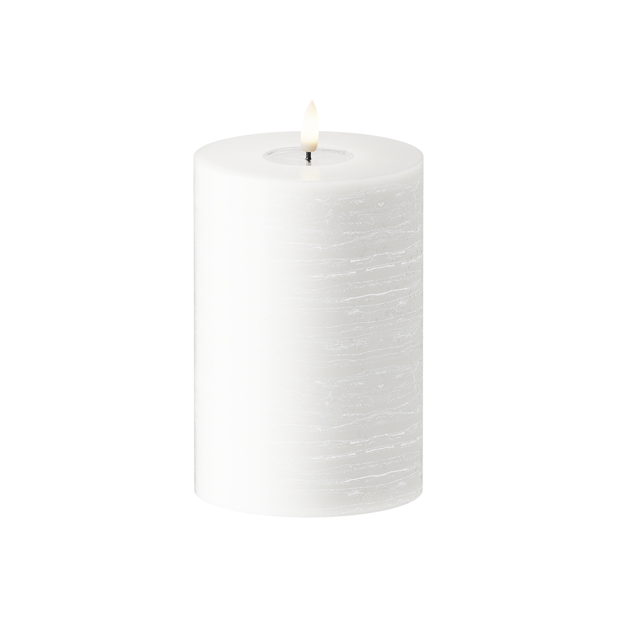 LED blokové světlo WetLook Ø 10 x 15 cm Bílá
