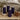 LED Pillar candle Ø 10 x 20 cm Dark Purple - 4 pcs