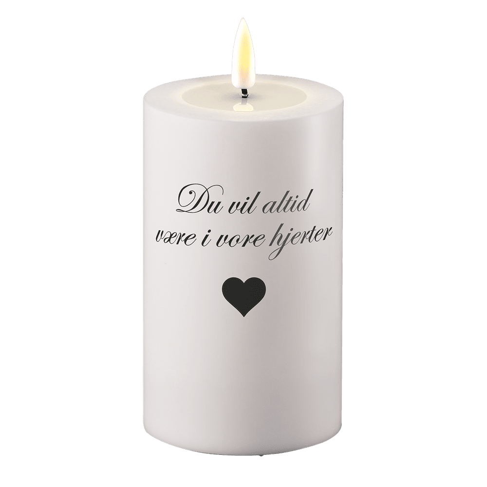 LED Lumière grave Tu seras toujours dans nos cœurs Deluxe Homeart 1