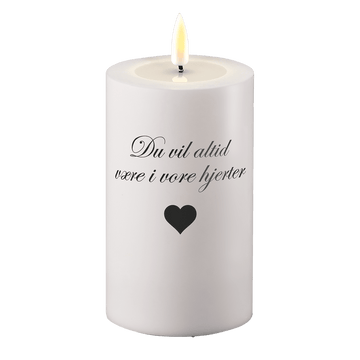 LED Lumière grave Tu seras toujours dans nos cœurs Deluxe Homeart 1