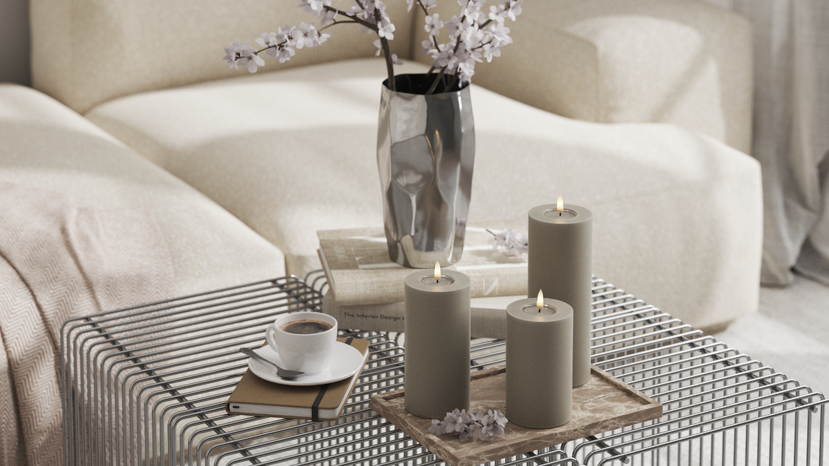 Naturlig tro LED Blokker lys med Wetlook ™ Design