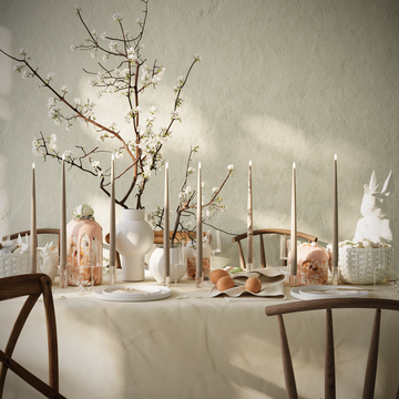 Deluxe Homeart LED Bougie effilée paquet - Caramel - 8 pièces 38 cm Bougie effilée paquet 1