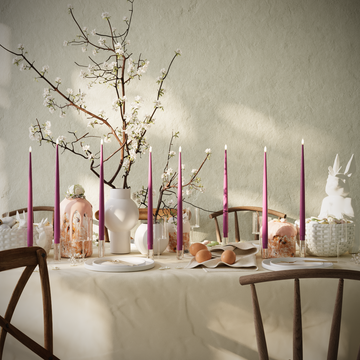 Deluxe Homeart LED Kertelys pakke - Violet - 8 stk 38 cm kertelys pakke 1